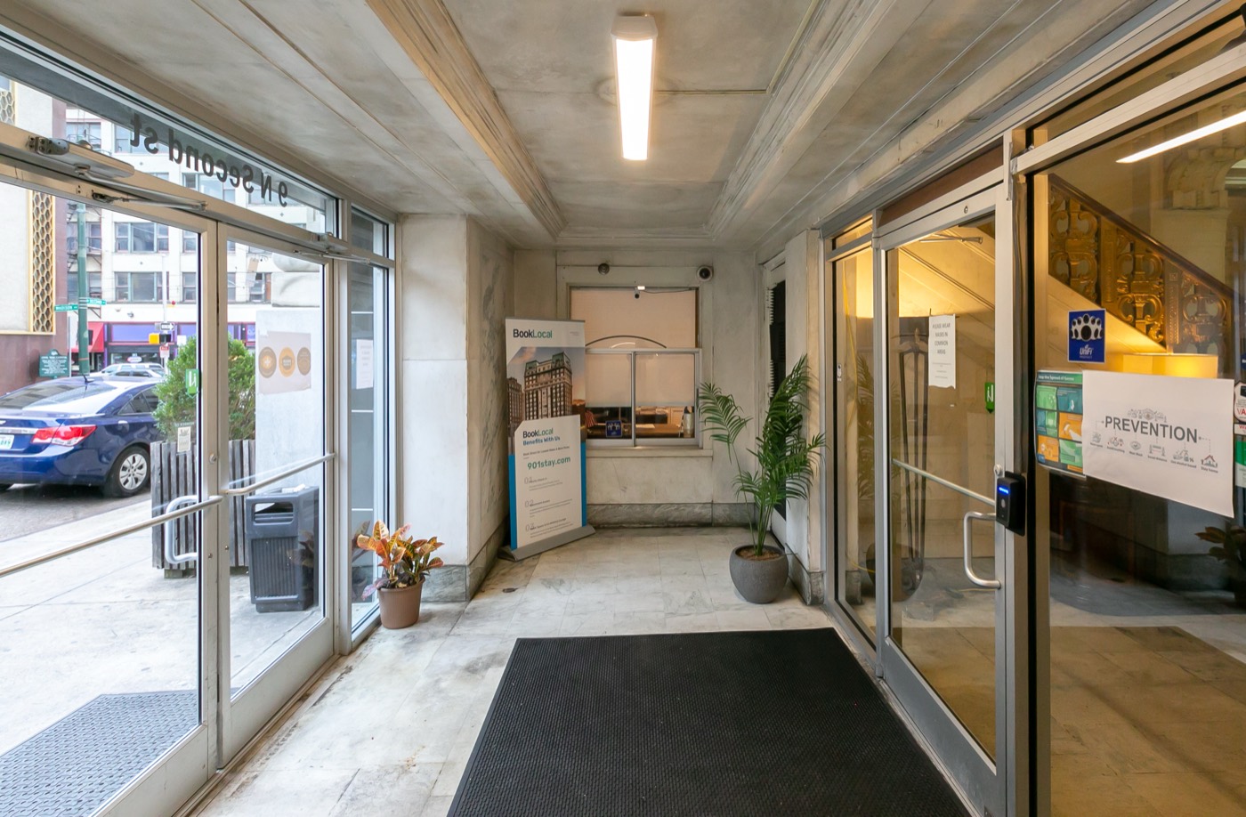 Second Street foyer interior
