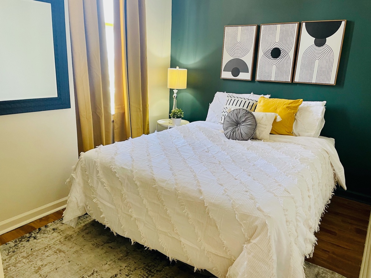 Furnished bedroom